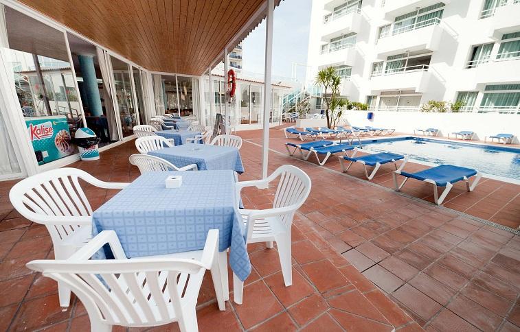 Apartamentos Vibra Tivoli Playa d'en Bossa Restaurang bild